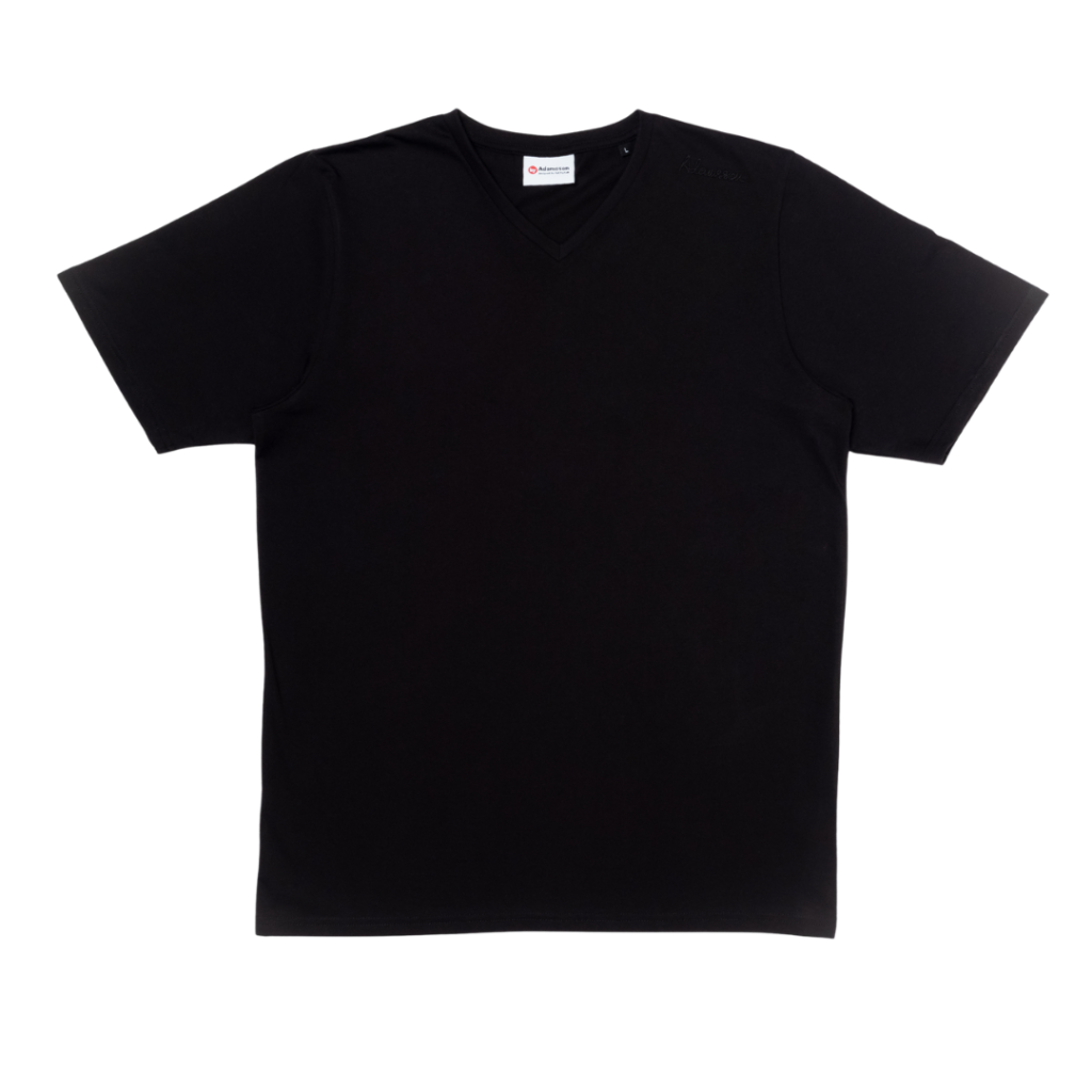 Black V-neck