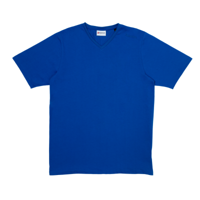 Blue V-neck