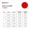 Adamsson T-shirt size chart
