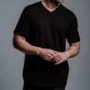 black Adamsson t-shirt, v-neck